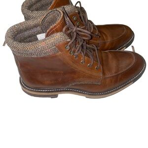 Men Woolrich woodWright brown leather boots size 10.5